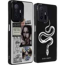 FUJİMAX Xiaomi Mi 11T Pro Kılıf Özel Tasarım Desenli Düşme ve Darbelere Ekstra Dayanıklı Mirror Desenli Kapak