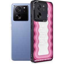 FUJİMAX Xiaomi Mi 13T Pro Kılıf Özel Tasarım Desenli Düşme ve Darbelere Ekstra Dayanıklı Mirror Desenli Kapak