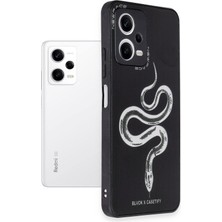 FUJİMAX Xiaomi Redmi Note 12 Pro 5g Kılıf Özel Tasarım Desenli Düşme ve Darbelere Ekstra Dayanıklı Mirror Desenli Kapak