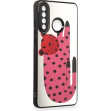 FUJİMAX Huawei P30 Lite Kılıf Özel Tasarım Desenli Düşme ve Darbelere Ekstra Dayanıklı Mirror Desenli Kapak