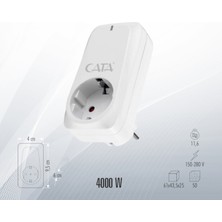 Cata CT-9186 Akım Korumalı Priz (6 ADET)