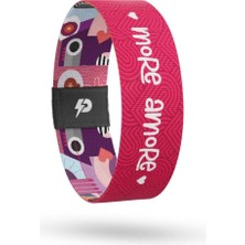 More Amore - Geri Dönüşümlü Unisex Elastik Baskılı Bileklik ve Hatırlatıcı Kart