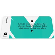 Keep Calm - Geri Dönüşümlü Unisex Elastik Baskılı Bileklik ve Hatırlatıcı Kart