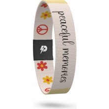 Peaceful Memories - Geri Dönüşümlü Unisex Elastik Baskılı Bileklik ve Hatırlatıcı Kart