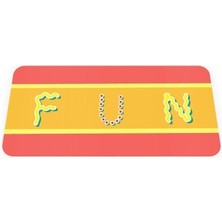 Fun - Geri Dönüşümlü Unisex Elastik Baskılı Bileklik ve Hatırlatıcı Kart