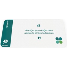 Get Lucky - Geri Dönüşümlü Unisex Elastik Baskılı Bileklik ve Hatırlatıcı Kart