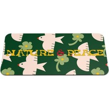 Nature And Peace - Geri Dönüşümlü Unisex Elastik Baskılı Bileklik ve Hatırlatıcı Kart