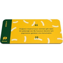 Nature And Peace - Geri Dönüşümlü Unisex Elastik Baskılı Bileklik ve Hatırlatıcı Kart