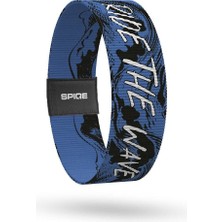Ride The Wave - Geri Dönüşümlü Unisex Elastik Baskılı Bileklik ve Hatırlatıcı Kart
