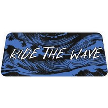 Ride The Wave - Geri Dönüşümlü Unisex Elastik Baskılı Bileklik ve Hatırlatıcı Kart