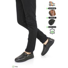 Forelli Erkek Yumuşak  Deri Ortopedik Hafif Bağcıksız Günlük Ayakkabı F24/CM45908