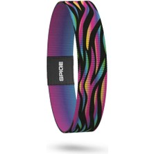 Rave Up - Geri Dönüşümlü Unisex Elastik Baskılı Bileklik ve Hatırlatıcı Kart