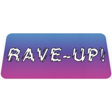 Rave Up - Geri Dönüşümlü Unisex Elastik Baskılı Bileklik ve Hatırlatıcı Kart