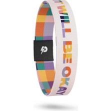 It Will Be Okay - Geri Dönüşümlü Unisex Elastik Baskılı Bileklik ve Hatırlatıcı Kart
