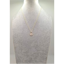 Han Ticarethane Altın Renk 4 Numara Sayı Kolye