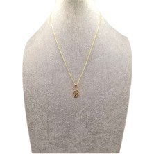 Han Ticarethane Altın Renk B Harfi Kolye