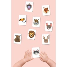 Doğa Hayvanları Eşleştirme Oyunu Memory Game Nature Animals Woody