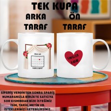 Eshamper Özel Günler Için Kişiye Özel Isim, Metin ve Tarih Yazdırılabilir - 300 ml Kupa Bardak