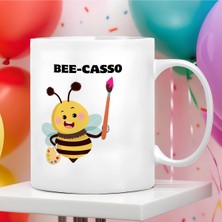Eshamper Eğlenceli Tasarımlı "bee-Casso" Büyük Boy Kupa (300 Ml) - 1 Adet