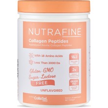 Nutrafine Collagen Premium Doğal %100 Çifte Hidrolize Kolajen Peptitler Toz Gıda Takviyesi 300 gr