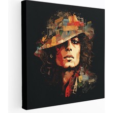Painted Anarchy Micheal Jackson Kanvas Tablo - Şarkı Sözleri Duvar Tablosu - Micheal Jackson, Kanvas Tablo, Micheal Jackson, Kanvas Tablo, 100X100