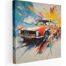 Painted Anarchy Bmw Soyut Ekspresyonist Kanvas Tablo - Bmw, Ev Dekorasyonu, Bmw, Soyut Ekspresyonist Tablo, 30X30