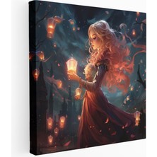 Painted Anarchy Cadı Kulübesi Kanvas Tablo, 30X30