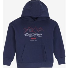 Discovery Expedition Baskılı Erkek Çocuk Lacivert Sweatshırt D4WB-SWT3076