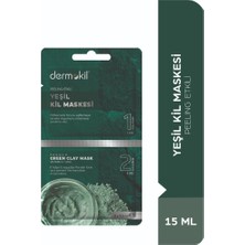 Dermokil Peeling Etkili Yeşil Kil Maske 15ml