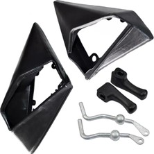 Mercedes W124 1984-1993 1248107716 Için Sol Sağ Ayna Dip Fitili Lastiği & Ayar Kolu Tamir Seti
