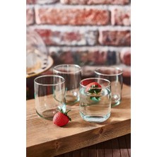 Paşabahçe 420112 Aware Iconic 280 ml Cam 4lü Kısa Su Meşrubat Bardağı Takımı