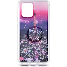 Musal Galaxy S10 Lite (Galaxy A91) Kılıf Pop Soket Renkli Vale Silikon
