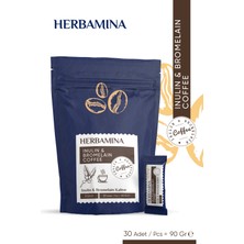 Herbamina Inulın & Bromelaın Coffee 3GRX30 - 90GR