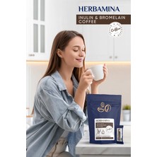 Herbamina Inulın & Bromelaın Coffee 3GRX30 - 90GR