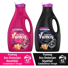 Yumoş Sıvı Deterjan Canlandırıcı Terapi Renkliler 2520 ml x1 + Siyahlar 2520 ml x1