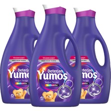 Yumoş Sıvı Deterjan Yoğun Terapi Tüm Renkliler Için 2520 ml x3