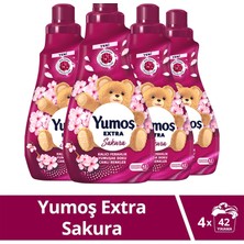 Yumoş Extra Konsantre Çamaşır Yumuşatıcı Sakura 1008 ml x4