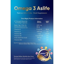 MDC Omega 3 Aslife 30 Kapsül