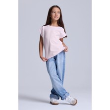 Babokah (Kids Girl) Kısa Kol Boxy Organik Pamuk Tshirt