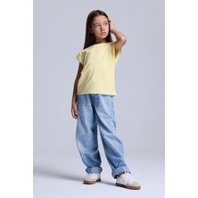 Babokah (Kids Girl) Kısa Kol Boxy Organik Pamuk Tshirt