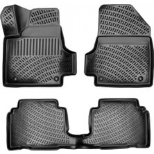 Rizline Hyundai İoniq 5 2021+ (Hareketli Orta Konsol Arka Tarafta) 3D Havuzlu Paspas