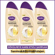 Duru Sarımsak&Biotin& Dökülmeye Karşı Etkili Şampuan 3x500 Ml