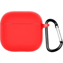 Adige Airpods 4 Uyumlu Kılıf Silikon Içi Kadife Lansman