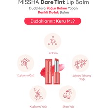 Dudaklara Yoğun Bakım Yapan Renkli Dudak Balmı Dare Tint Lip Balm (Dewy Bery)