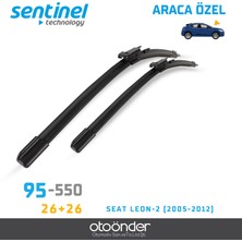 Sentinel Ön Cam Silecek Sağ - Sol Takım Seat Leon 2 2005 - 2012