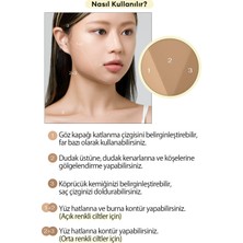 Doğal Görünüm Sunan 3’lü Kontür Kiti PERIPERA V Shading (001 Natural Brown)