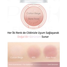 Doğal ve Aydınlık Görünüm Sunan İki Tonlu Allık PERIPERA Pure Blushed Custom Cheek (003 Soul Rose)