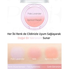 Doğal ve Aydınlık Görünüm Sunan İki Tonlu Allık PERIPERA Pure Blushed Custom Cheek(002 Fluffy Peach)