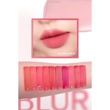 Peripera Gün Boyu Kalıcı Pürüzsüz Matlık Sunan Tint Perıpera Over Blur Tint (003 Pink Check)