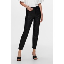 Only Onlemıly Hw St Ank Faux Leather Kadın Pantolon
